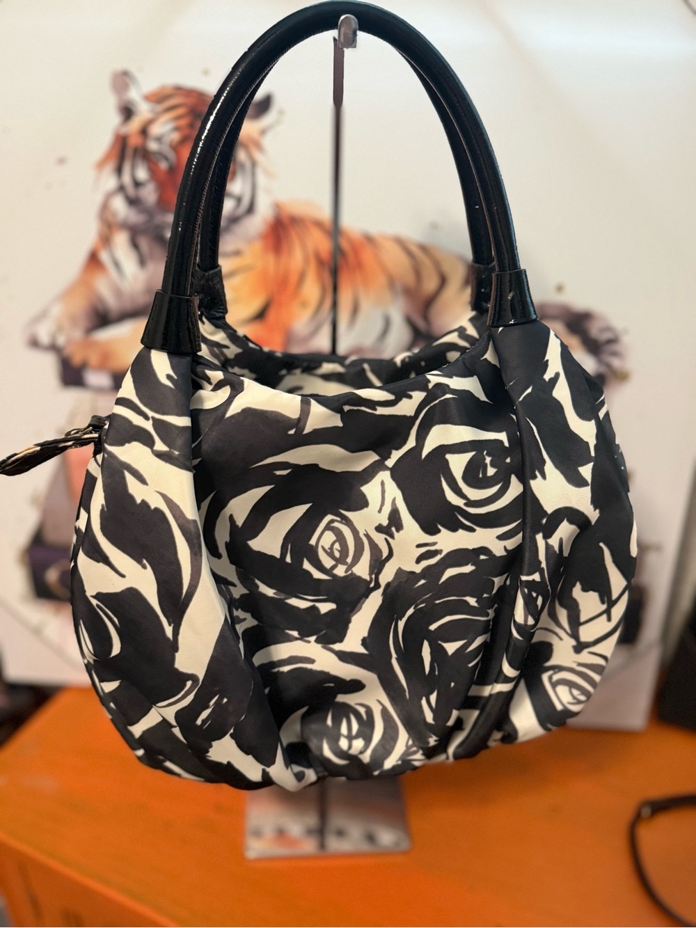 Kate Spade Roseland Storybook Floral Shoulder Bag VGUC - Picture 4 of 13